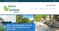 Desktop Screenshot of johnsprinklersystems.com